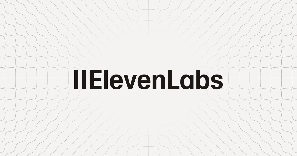 ElevenLabs website preview