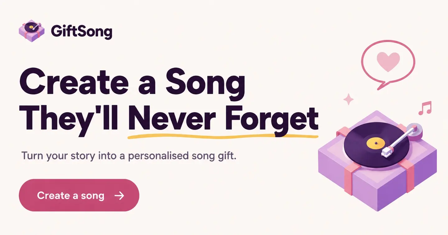 GiftSong website preview