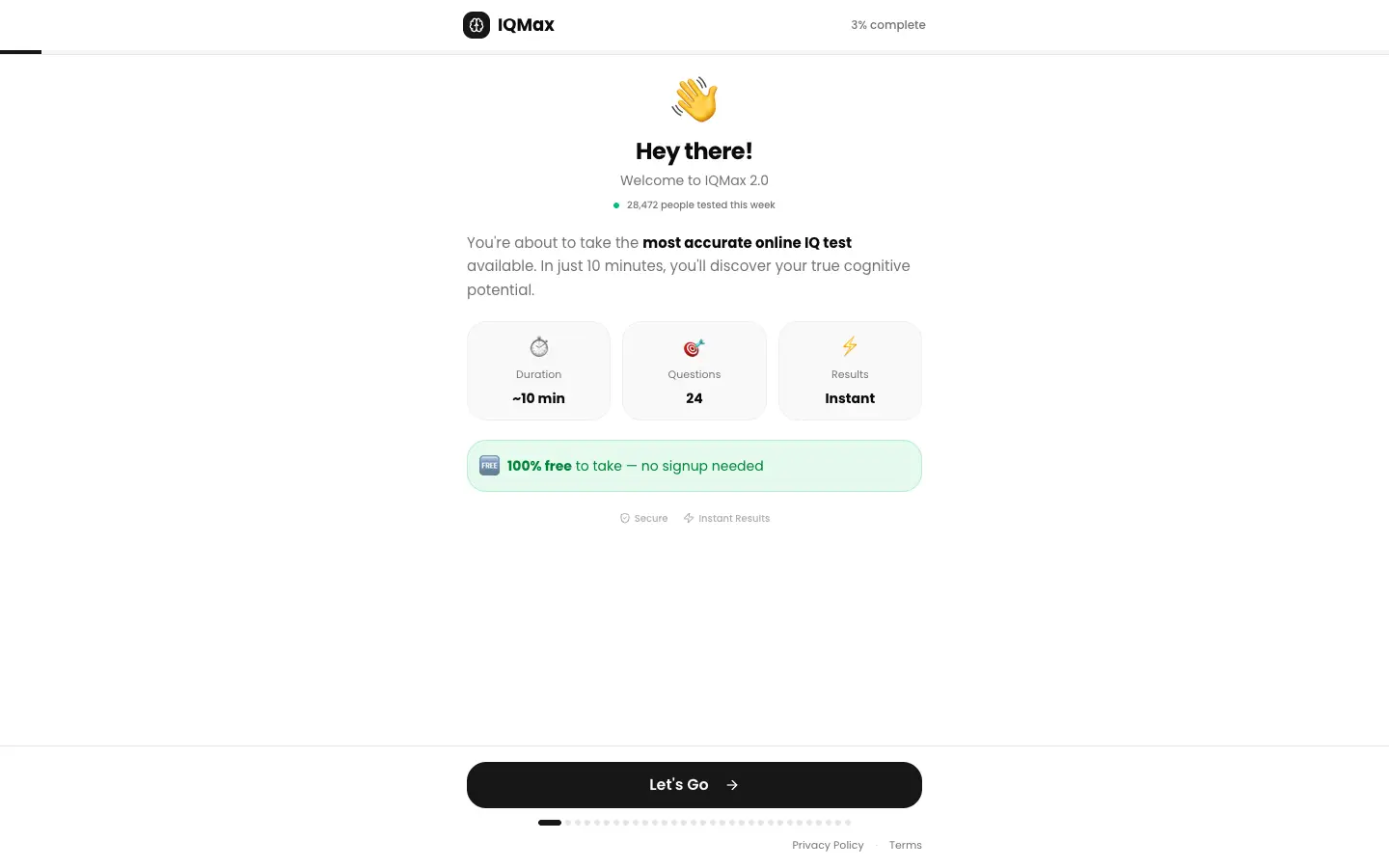 IQMax website preview