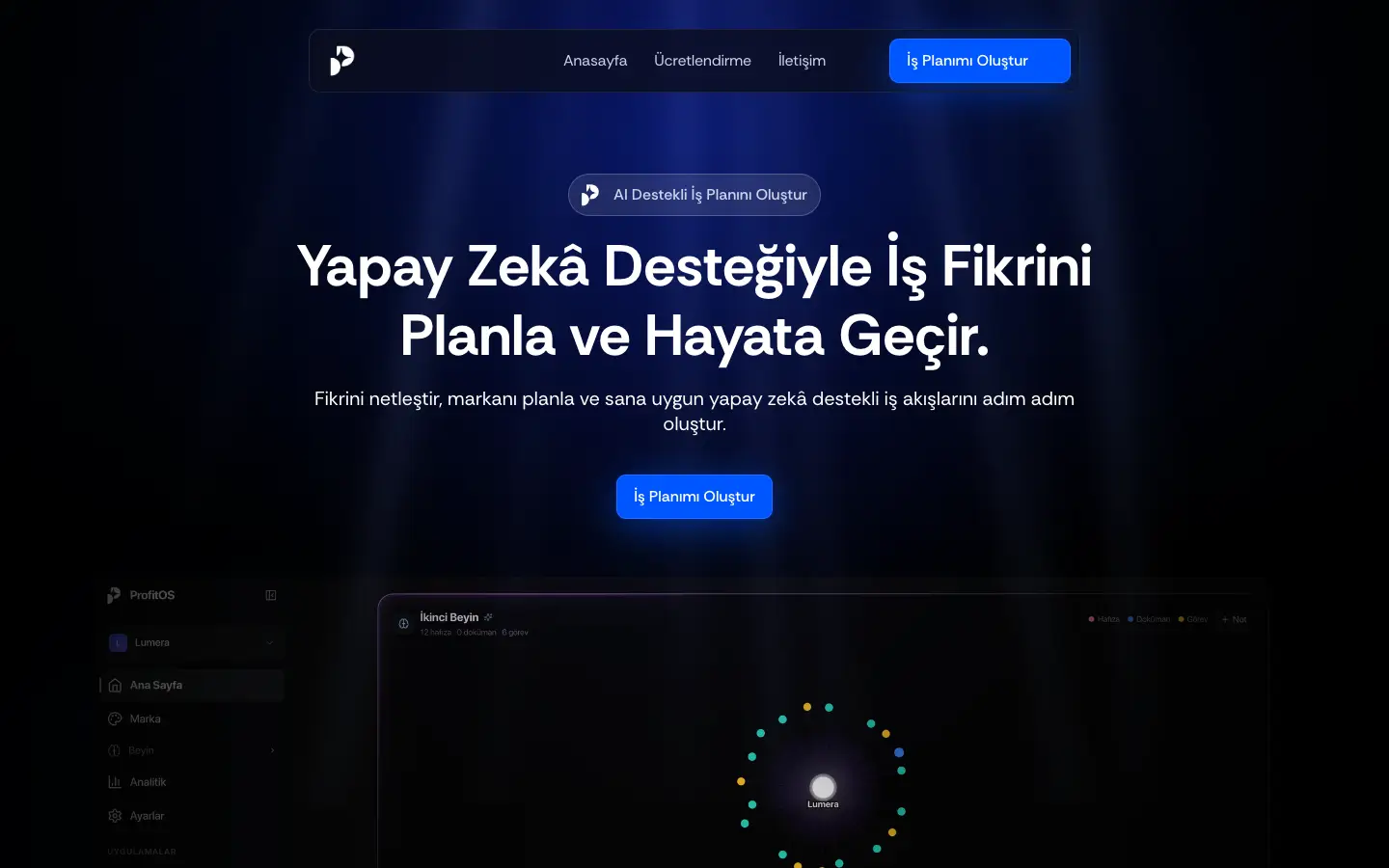 ProfitOS website preview