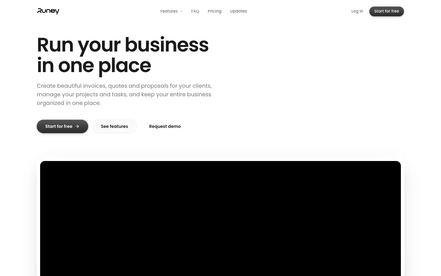 Runey website preview