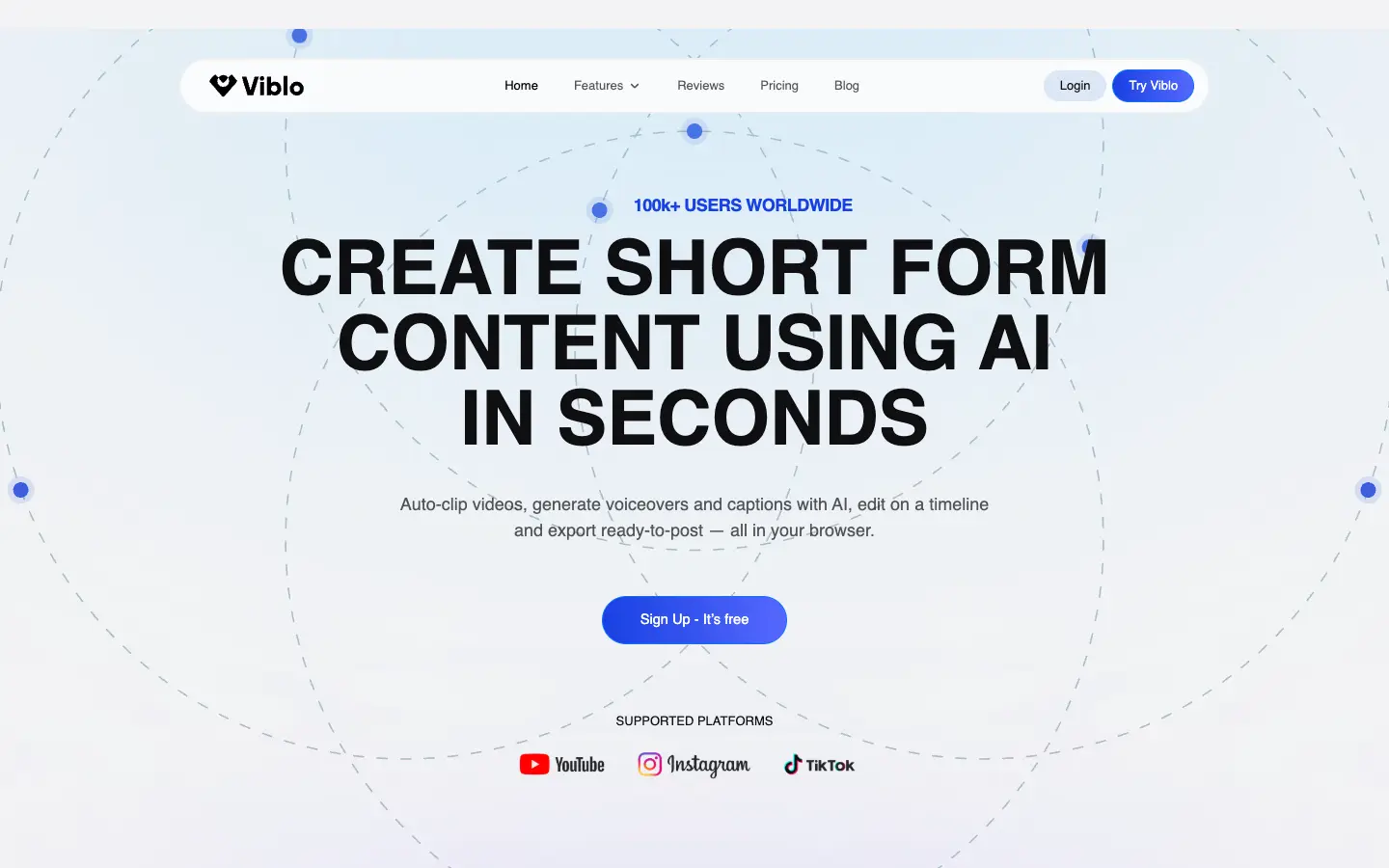 Viblo website preview